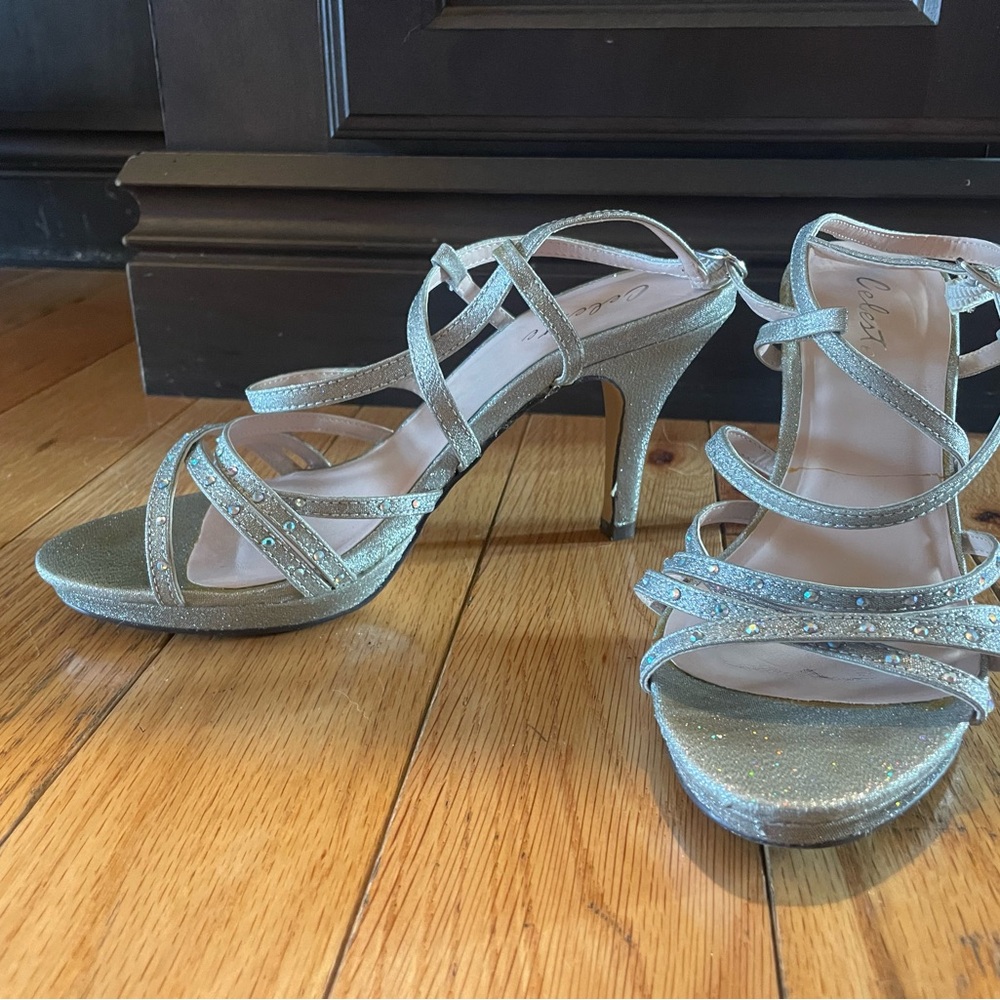 Silver heels